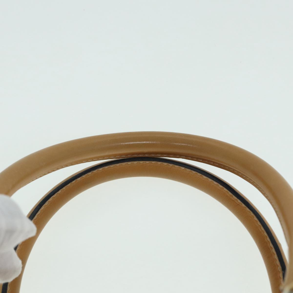 FENDI Zucca Canvas Hand Bag Brown Black goldfm3783