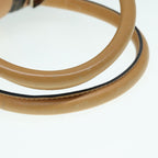 FENDI Zucca Canvas Hand Bag Brown Black goldfm3783