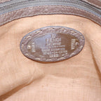 FENDI Celeria Tote Bag Leather Silver Silver Tonefm3806