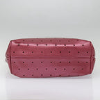 FENDI Tote Bag Leather Pink Goldfm3867