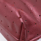 FENDI Tote Bag Leather Pink Goldfm3867