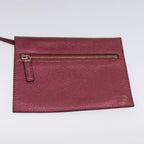 FENDI Tote Bag Leather Pink Goldfm3867