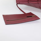 FENDI Tote Bag Leather Pink Goldfm3867