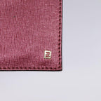 FENDI Tote Bag Leather Pink Goldfm3867