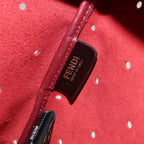 FENDI Tote Bag Leather Pink Goldfm3867