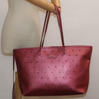 FENDI Tote Bag Leather Pink Goldfm3867