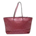FENDI Tote Bag Leather Pink Goldfm3867