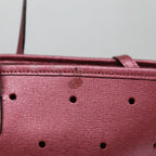 FENDI Tote Bag Leather Pink Goldfm3867