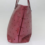 FENDI Tote Bag Leather Pink Goldfm3867
