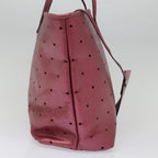 FENDI Tote Bag Leather Pink Goldfm3867