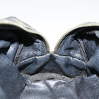 FENDI Zucca Canvas Pouch Black Gold Brownfm3877