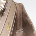 FENDI Zucchino Canvas Shoulder Bag Vintage Beigefm3888