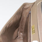 FENDI Zucchino Canvas Shoulder Bag Vintage Beigefm3888