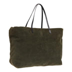 FENDI Tote Bag Corduroy Khakifm3899