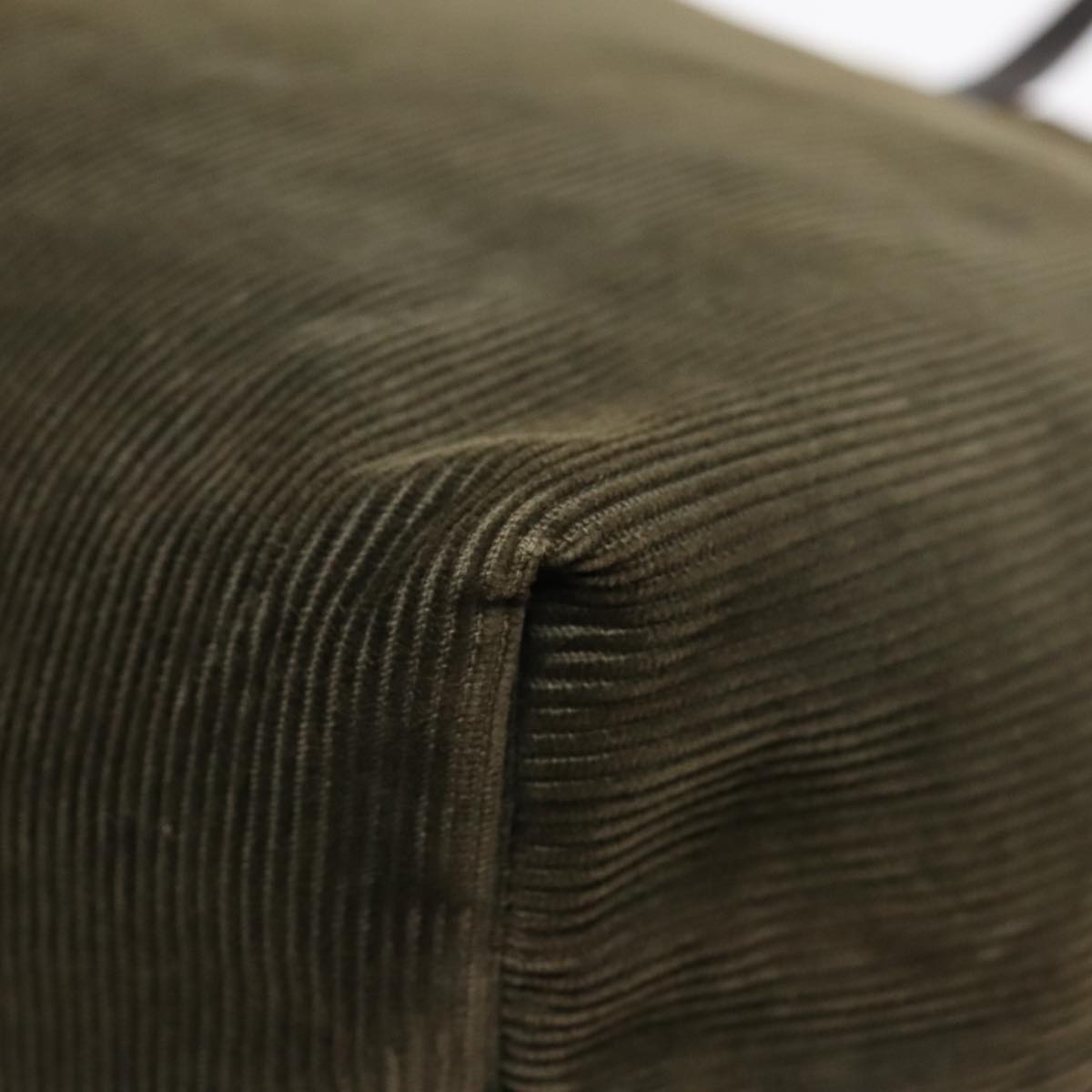 FENDI Tote Bag Corduroy Khakifm3899