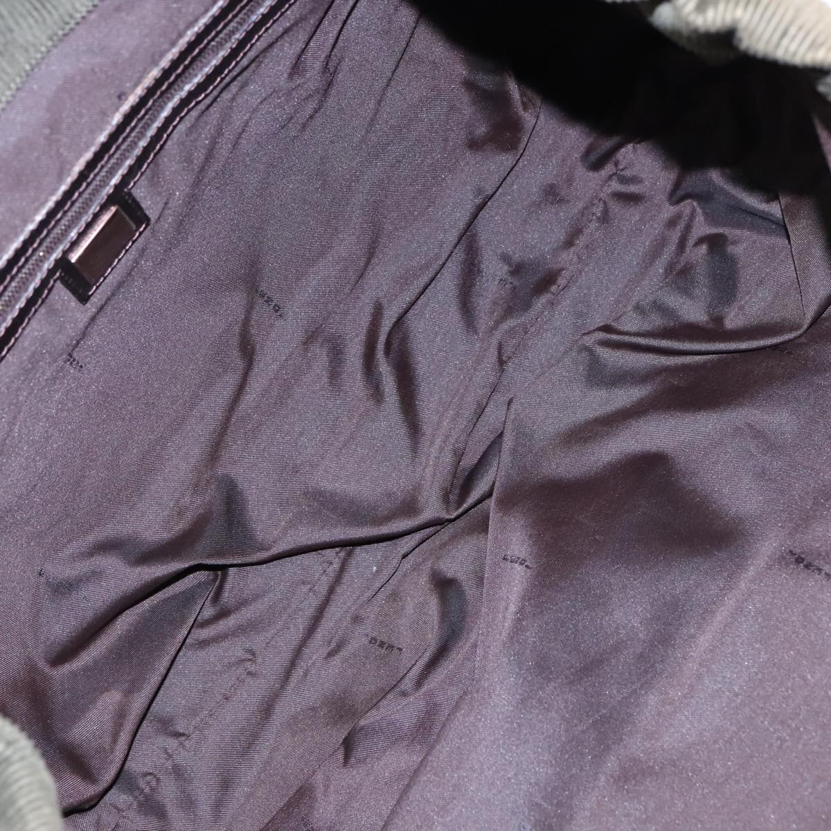 FENDI Tote Bag Corduroy Khakifm3899