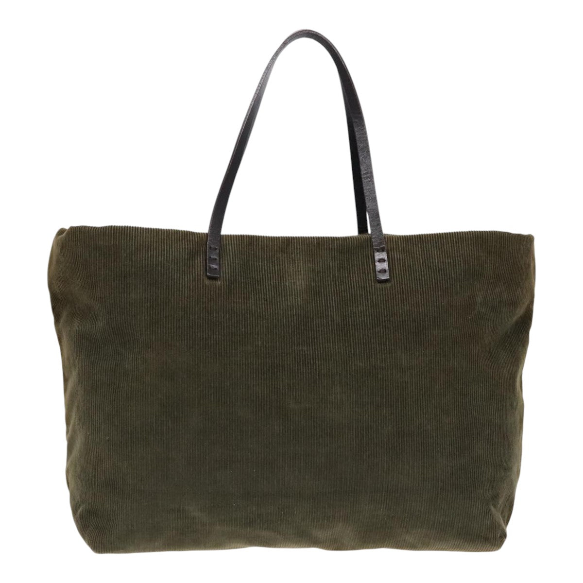 FENDI Tote Bag Corduroy Khakifm3899