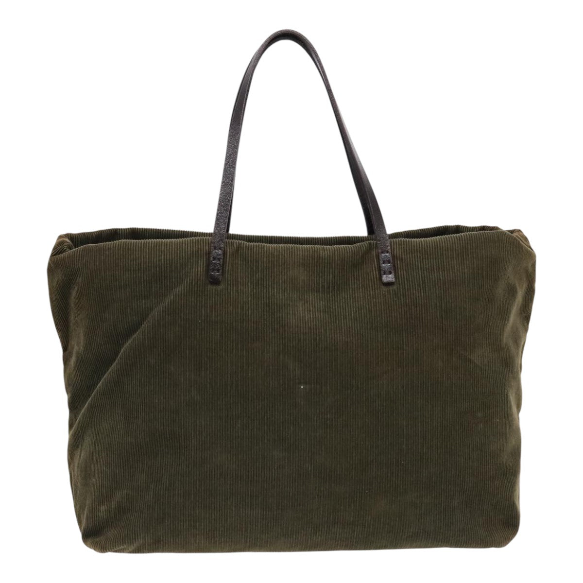 FENDI Tote Bag Corduroy Khakifm3899