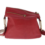 Chloe Paddington Shoulder Bag Leather Red Gold fm4172