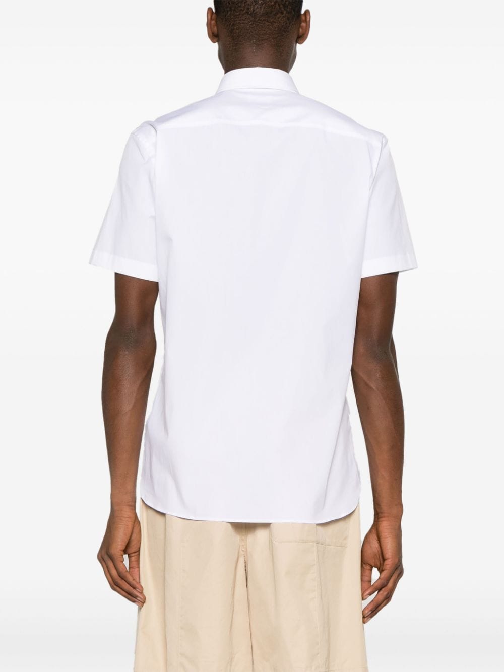 Burberry Men Ekd Logo Cotton Shirt