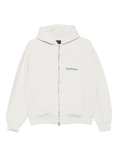Balenciaga Women Balenciaga Back Cotton Hoodie