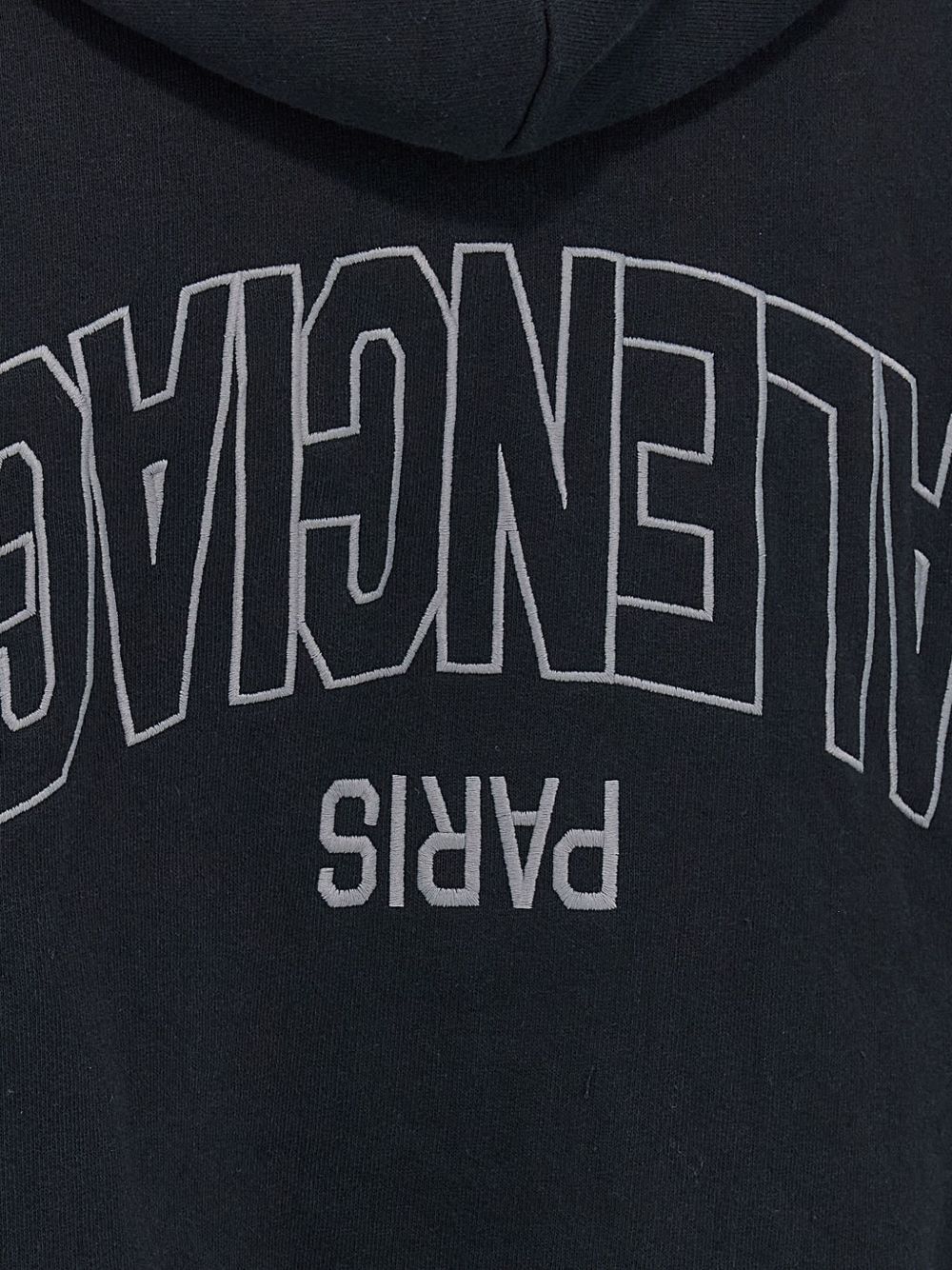 Balenciaga Women Flipped Uni Cotton Hoodie