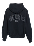 Balenciaga Women Flipped Uni Cotton Hoodie