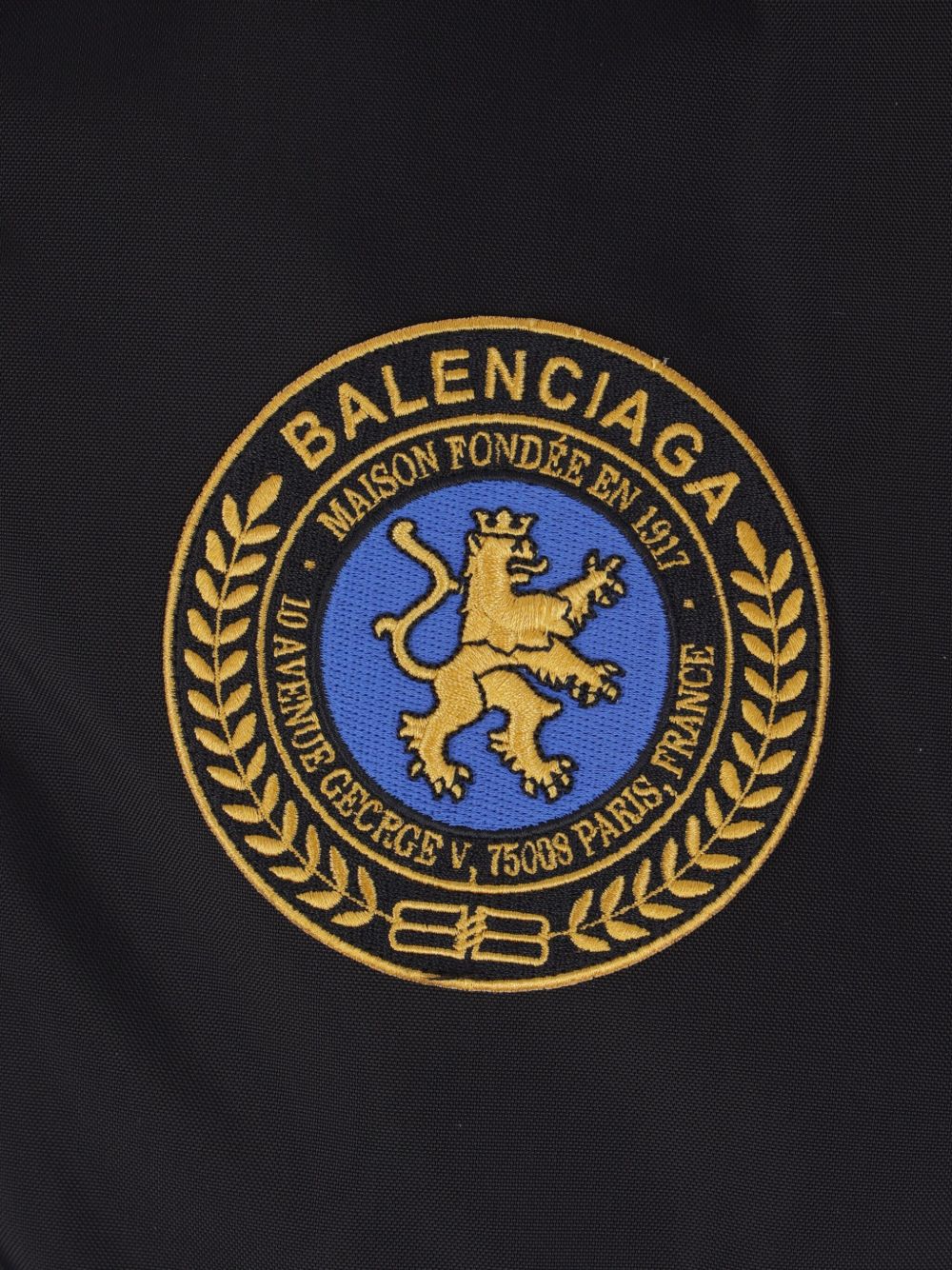 Balenciaga Men Nylon Bomber Jacket