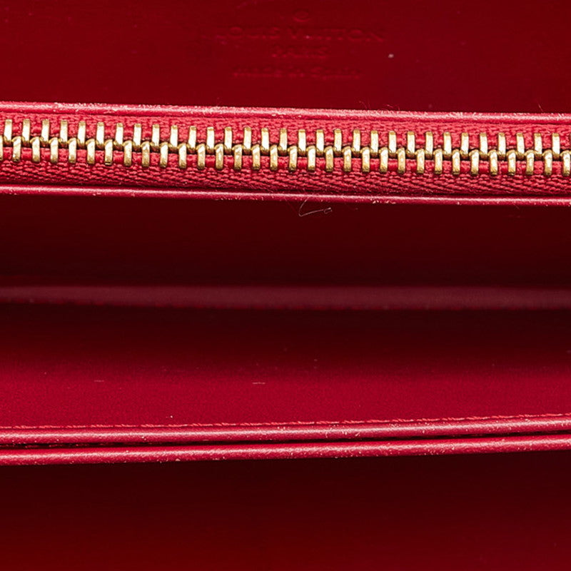 Louis Vuitton Patent Leather Zippy Wallet Long Wallet M90123