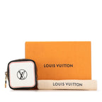Louis Vuitton Monogram Portemonnaie Cube Pouch M80231 Brown PVC Leather