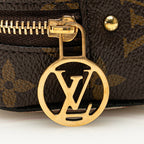 Louis Vuitton Monogram Portemonnaie Cube Pouch M80231 Brown PVC Leather