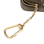 Louis Vuitton Monogram Portemonnaie Cube Pouch M80231 Brown PVC Leather