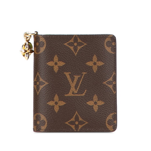 Louis Vuitton Pocket Wallet LV Charm Monogram Wallet