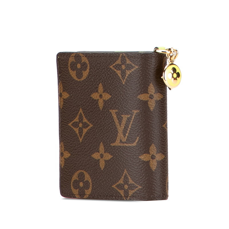 Louis Vuitton Pocket Wallet LV Charm Monogram Wallet