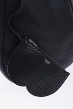 Burberry Grained Leather CHESS Bag with Removable Clutch