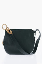 Burberry Grained Leather KNIGHT Bag with Lobster Clasp