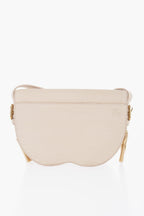 Burberry Grained Leather Satchel Bag with Asymmetric Hem