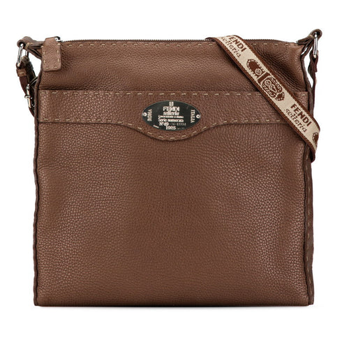 Fendi Selleria Leather Shoulder Bag 8BT109