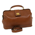 CELINE Hand Bag Leather 2way Brown  am2746g