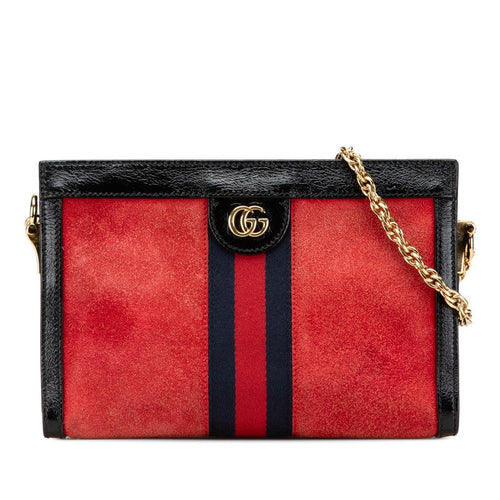 Gucci Ophidia Leather Suede Shoulder Bag