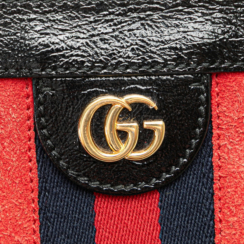 Gucci Ophidia Leather Suede Shoulder Bag