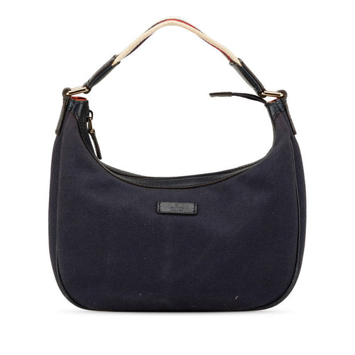 Gucci Sherry Line Canvas Leather Handbag
