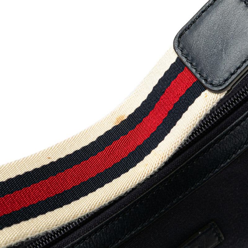 Gucci Sherry Line Canvas Leather Handbag