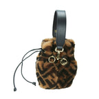 Fendi Mini Mon Trésor Sherling Bucket Bag