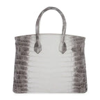 Hermes Birkin 30 Bag Diamond Himalayan Himalaya Handmade Blanc Crocodile White Gold Hardware