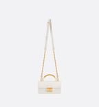 Dior Mini Ange Bag Latte Macrocannage Lambskin