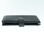 CELINE Wallet Leather Black  hk1002