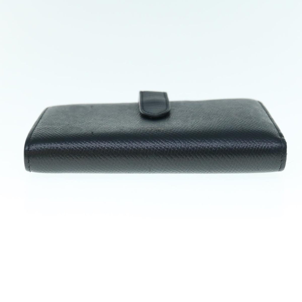CELINE Wallet Leather Black  hk1002