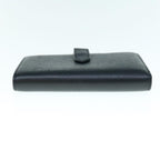 CELINE Wallet Leather Black  hk1002