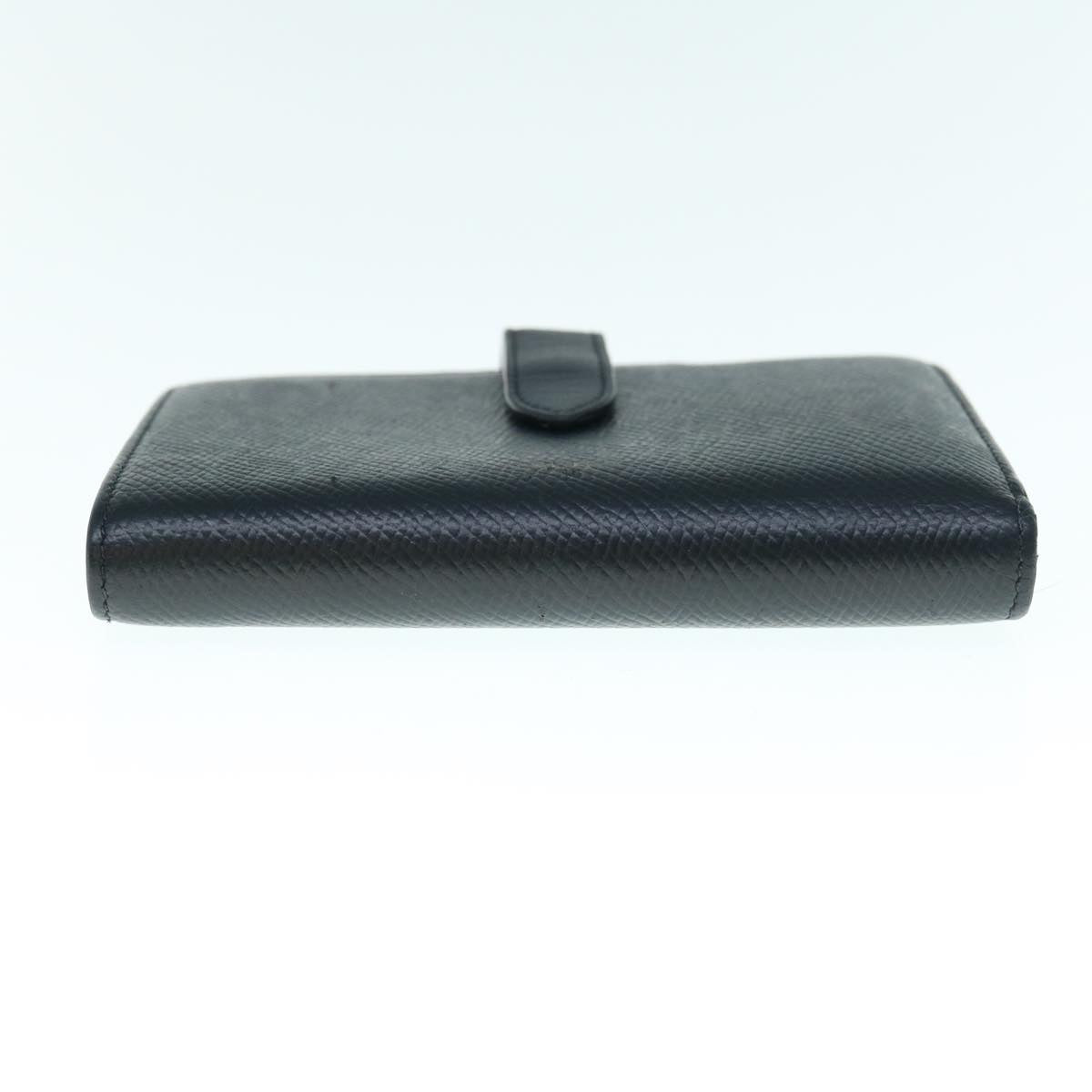 CELINE Wallet Leather Black  hk1002